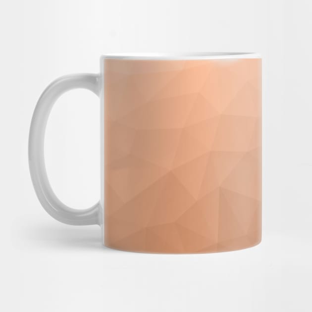 Peach orange ombre gradient geometric mesh pattern Triangle design of 2024 by PLdesign